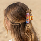 Sunset Boat Ocean Hair Claw Clip - Sunset Boat