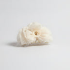 Cream Feather Flower Hair Claw Clip – hair accessories (view 1)