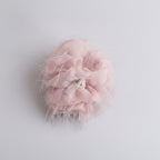 Pink Feather Hair Claw Clip – hair accessories (view 1)