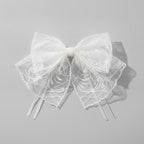 Cream Lace Butterfly Wing Hair Claw Clip – hair accessories (view 1)
