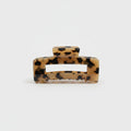 Tortoiseshell Beaded Hair Claw Clip - Tortoiseshell Tan 7.8cm