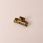 Tortoiseshell Beaded Hair Claw Clip - Tortoiseshell - 7.8cm