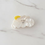 Cloud Hair Claw With Yellow Star Charm – hair accessories (view 2)