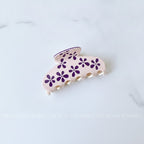 Flower Hair Claw Clip - Pink Daisy
