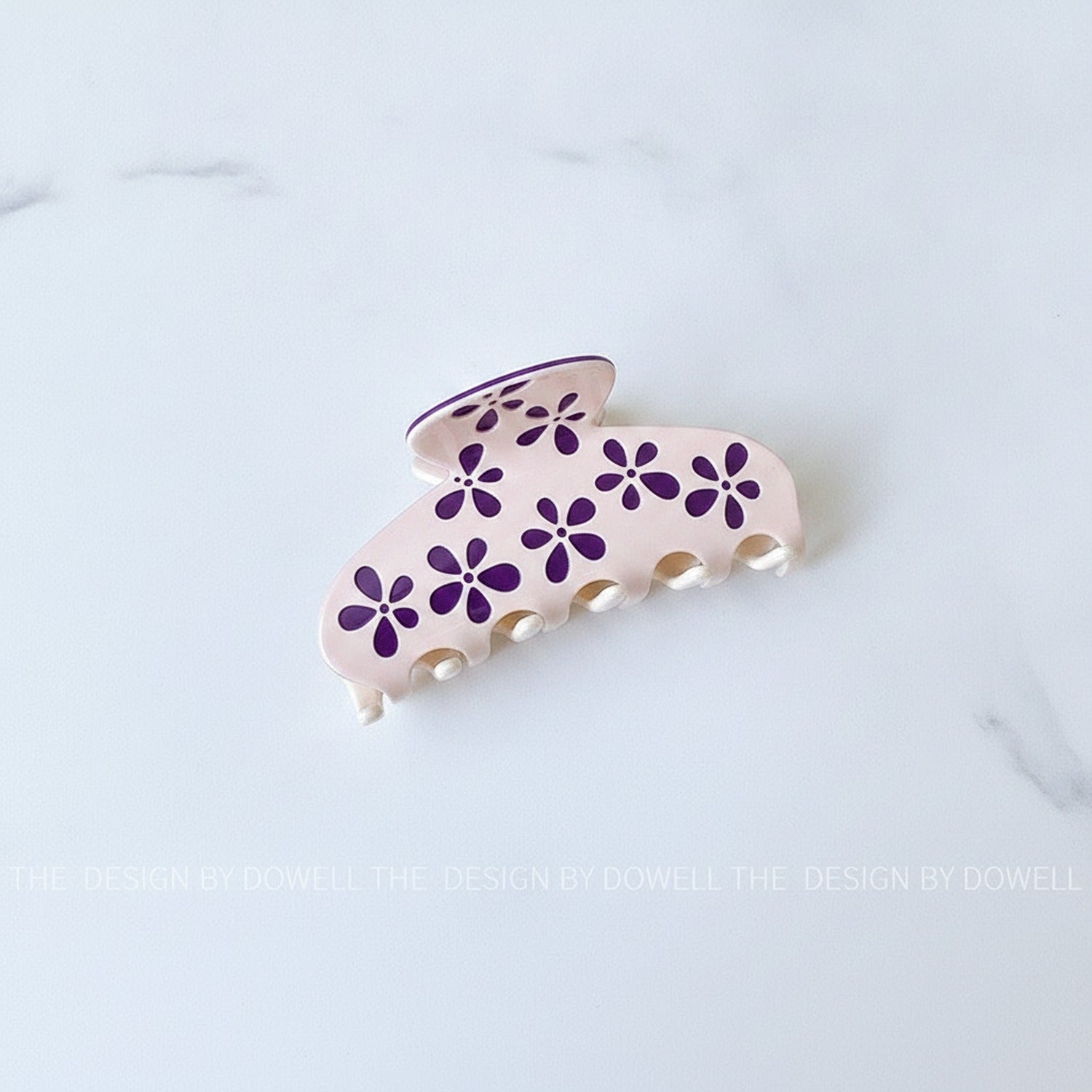 Flower Hair Claw Clip - Pink Daisy
