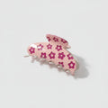 Flower Hair Claw Clip - Pink Daisy
