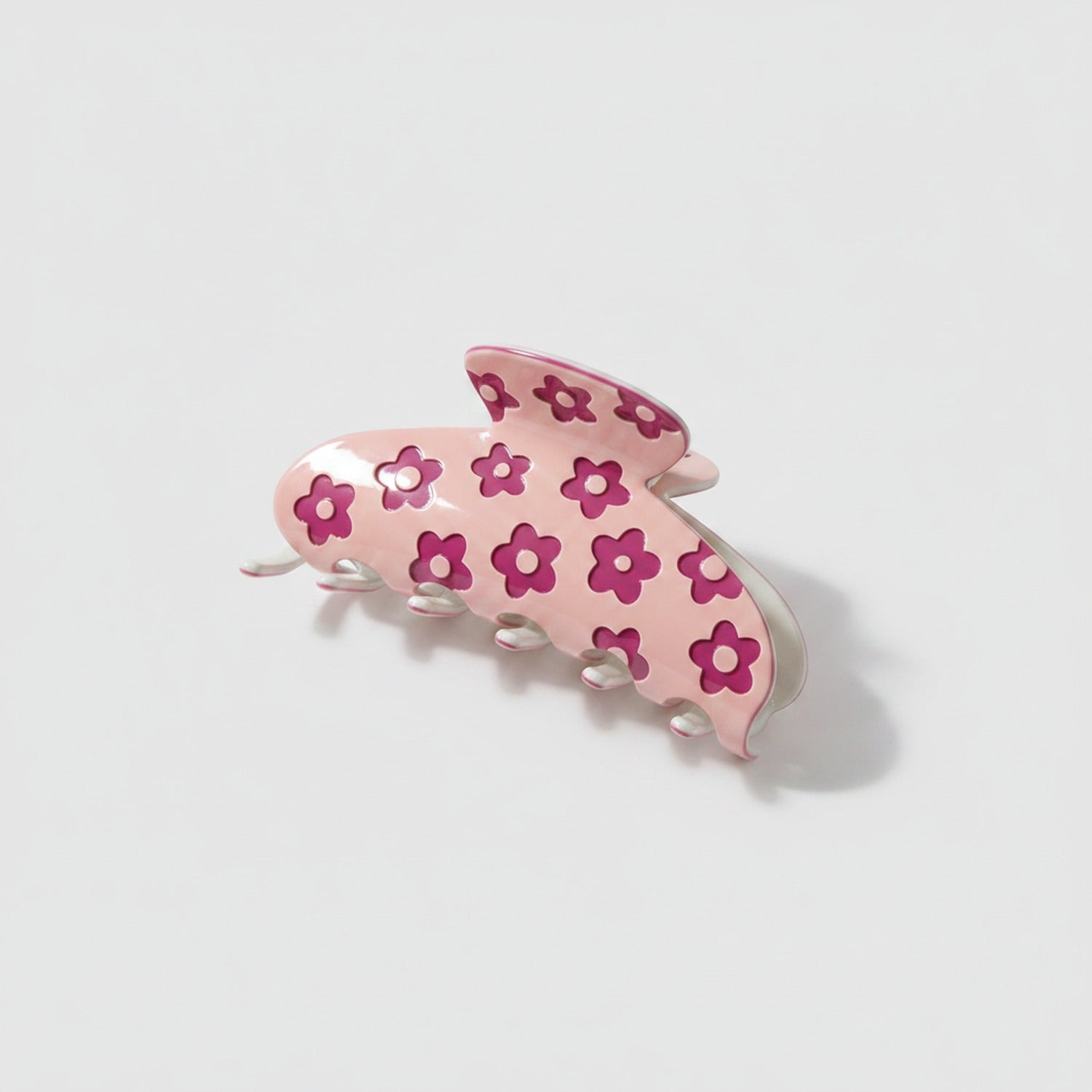 Flower Hair Claw Clip - Pink Daisy