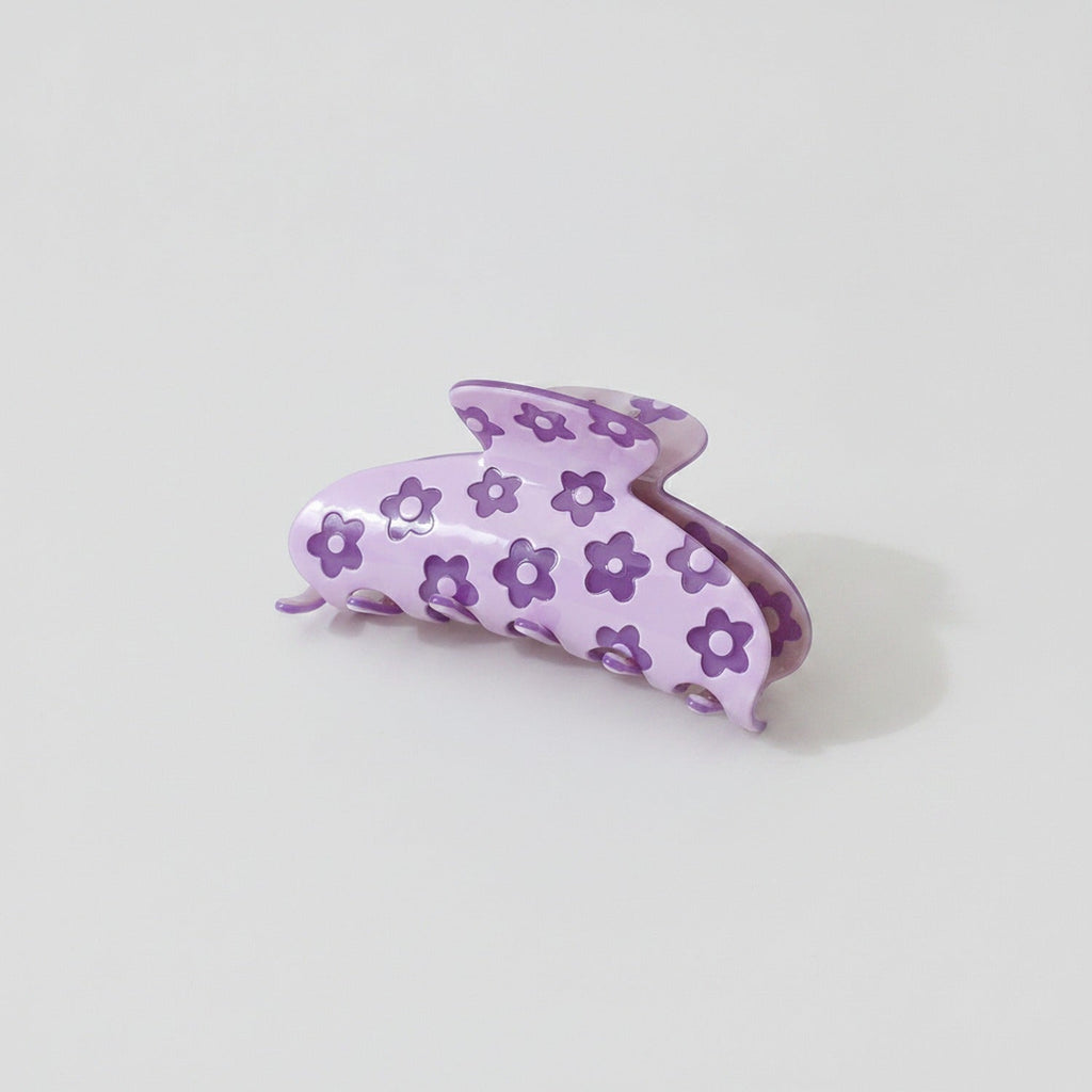 Flower Hair Claw Clip - Purple Daisy