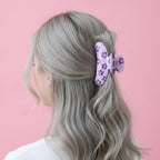 Flower Hair Claw Clip - Purple Daisy