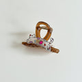Striped Fish Tortoiseshell Hair Claw Clip – hair accessories (view 1)