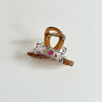 Striped Fish Tortoiseshell Hair Claw Clip – hair accessories (view 1)