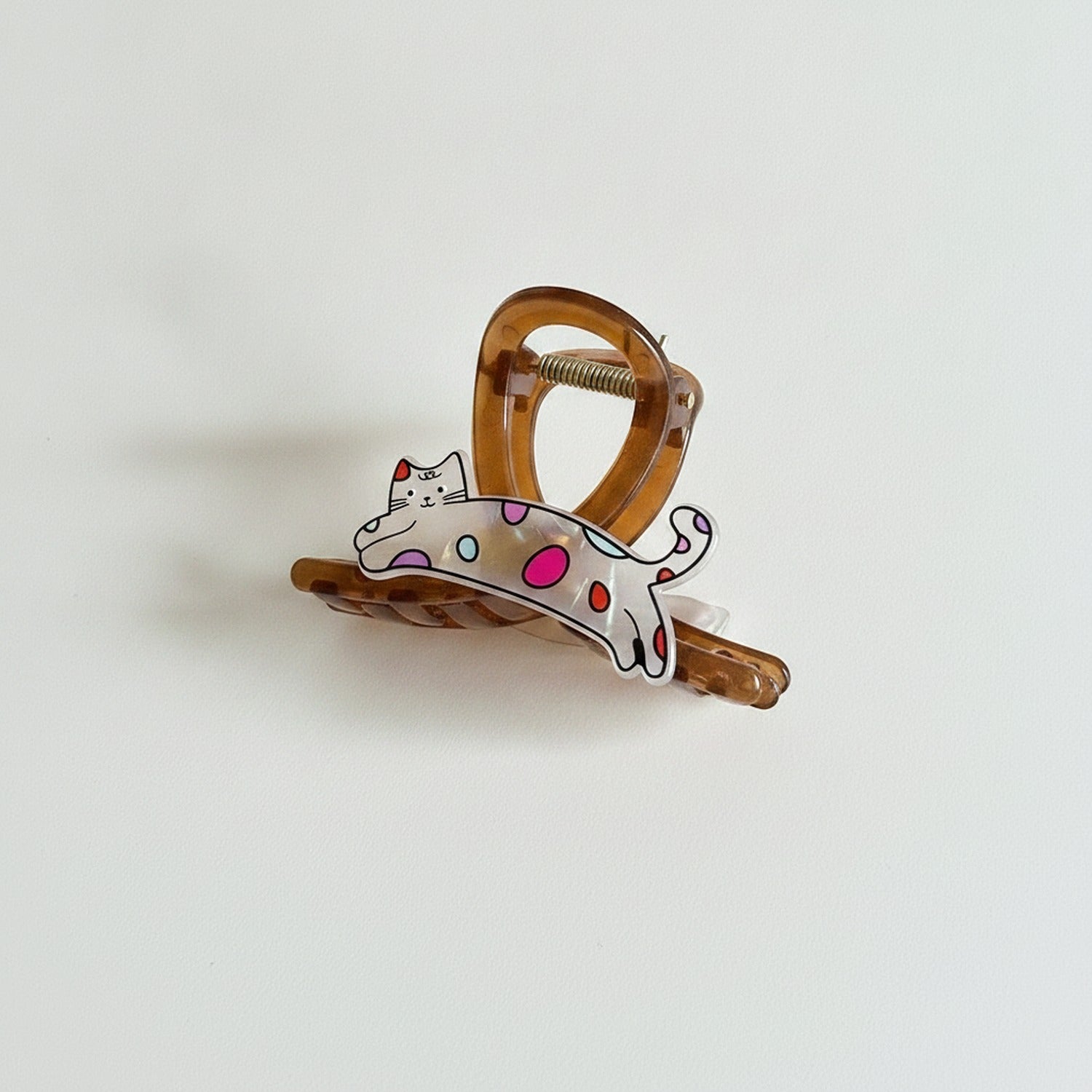 Striped Fish Tortoiseshell Hair Claw Clip