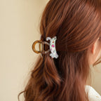 Striped Fish Tortoiseshell Hair Claw Clip – hair accessories (view 2)
