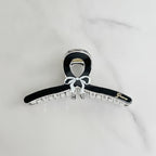 Rhinestone Bow Hair Claw Clip - Medium - 11cm