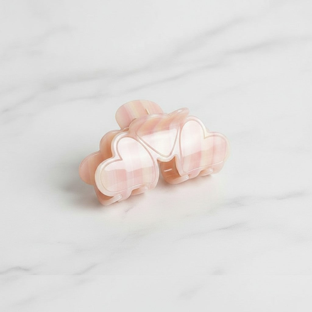 Pink Pearl Butterfly Hair Claw Clip – hair accessories (view 3)