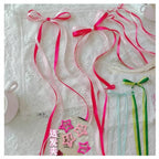 Star & Bow Hair Clip Set - Pink & Light Pink