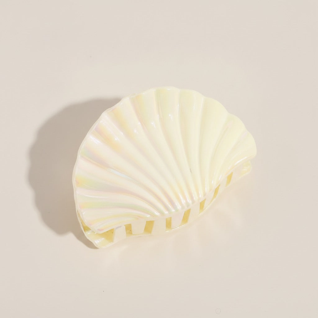 Mermaid Iridescent Seashell Hair Claw – hair accessories (view 3)