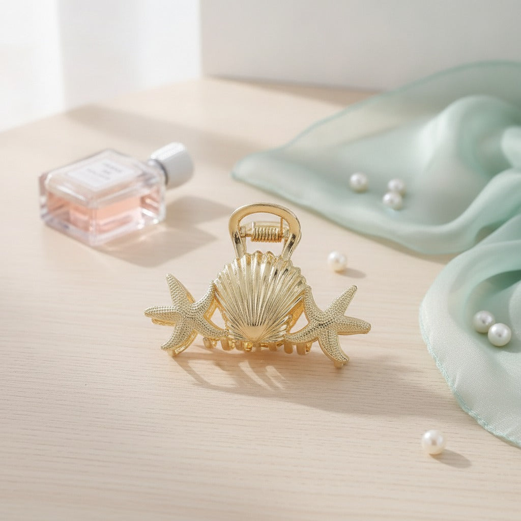 Seashell Starfish Hair Claw – hair accessories (view 5)