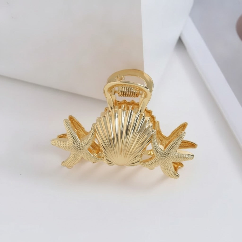 Seashell Starfish Hair Claw – hair accessories (view 1)