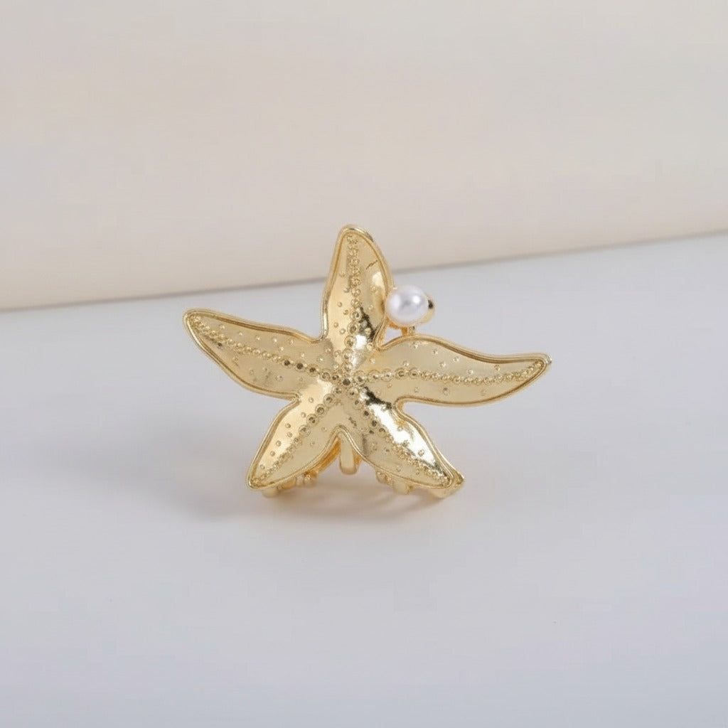 Seashell Starfish Hair Claw – hair accessories (view 3)