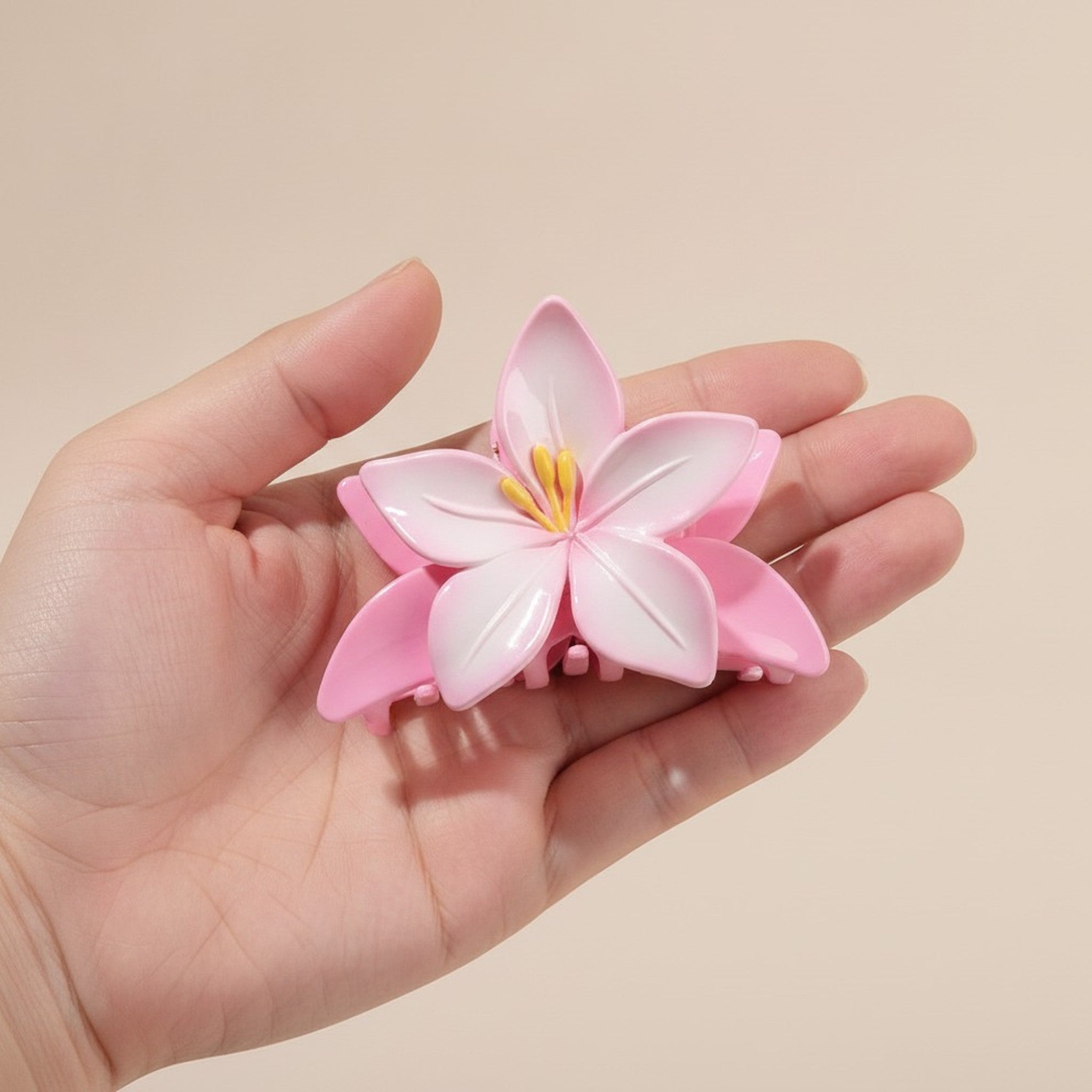 Stylish Flower Blossom Hair Claw Clip – hair accessories (view 5)