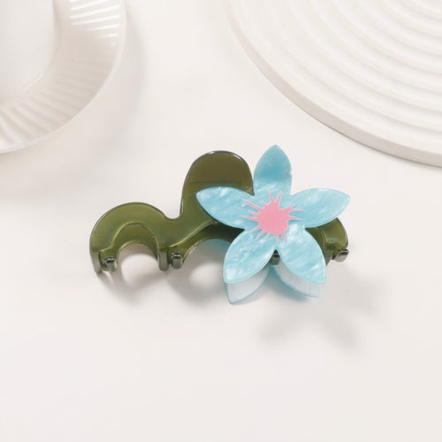Acrylic Flower Hair Claw Clip – hair accessories (view 1)