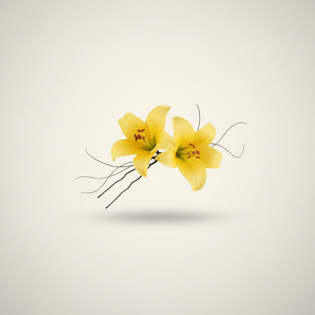 Elegant Floral Hair Claw Clip – hair accessories (view 4)