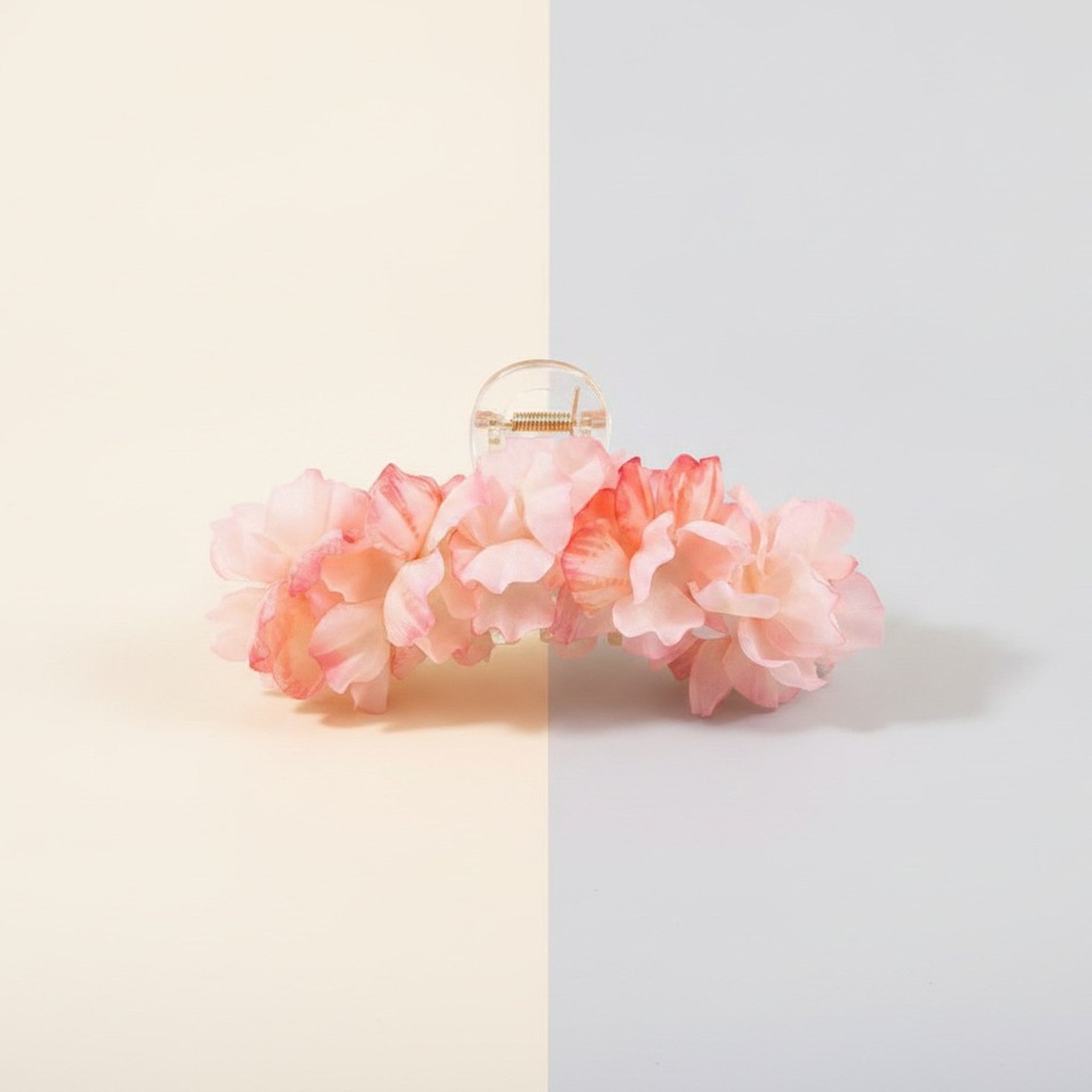 Elegant Fabric Flower Hair Claw Clip – hair accessories (view 2)