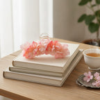 Elegant Fabric Flower Hair Claw Clip – hair accessories (view 3)