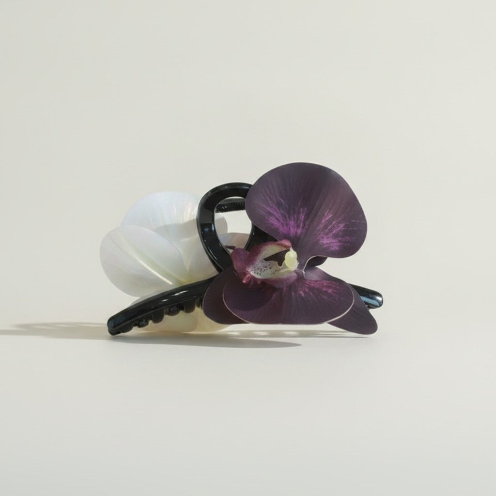 Orchid Flower Hair Claw Clip – hair accessories (view 2)
