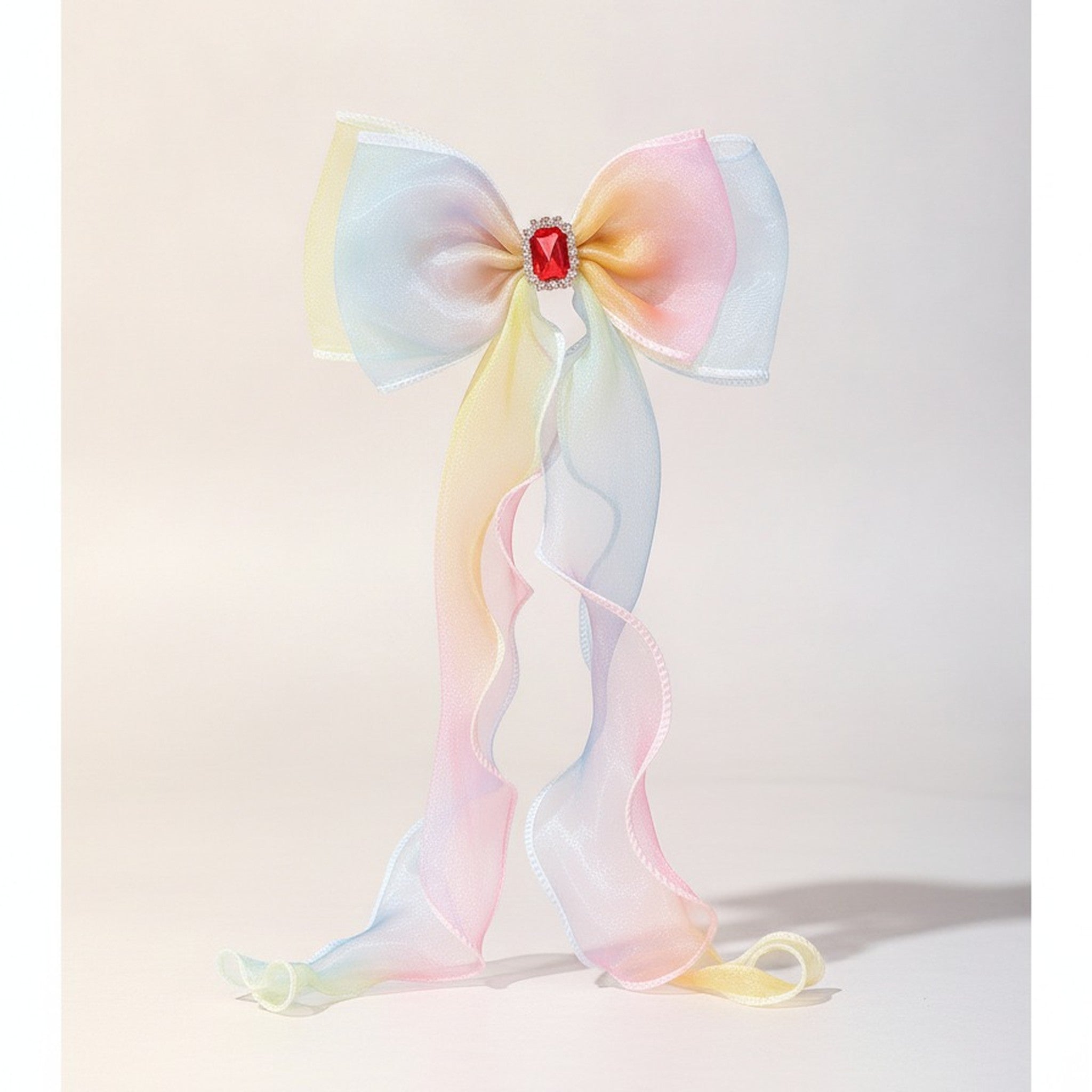 Elegant Ombre Hair Bow Clip – hair accessories (view 4)