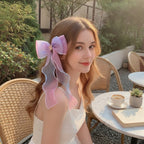 Elegant Ombre Hair Bow Clip – hair accessories (view 5)