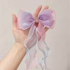 Elegant Ombre Hair Bow Clip – hair accessories (view 6)