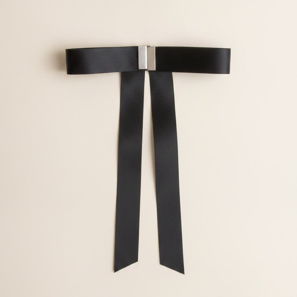 Elegant Long Tail Bow Hair Clip – hair accessories (view 1)