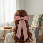 Elegant Large Satin Bow Hair Accessory – hair accessories (view 3)