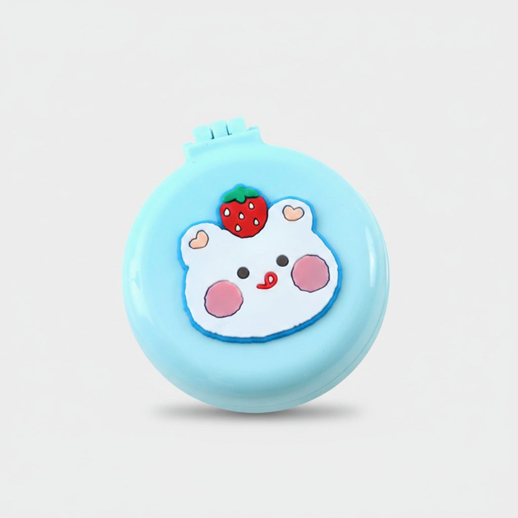 Cute Strawberry Compact Mirror Makeup Palette