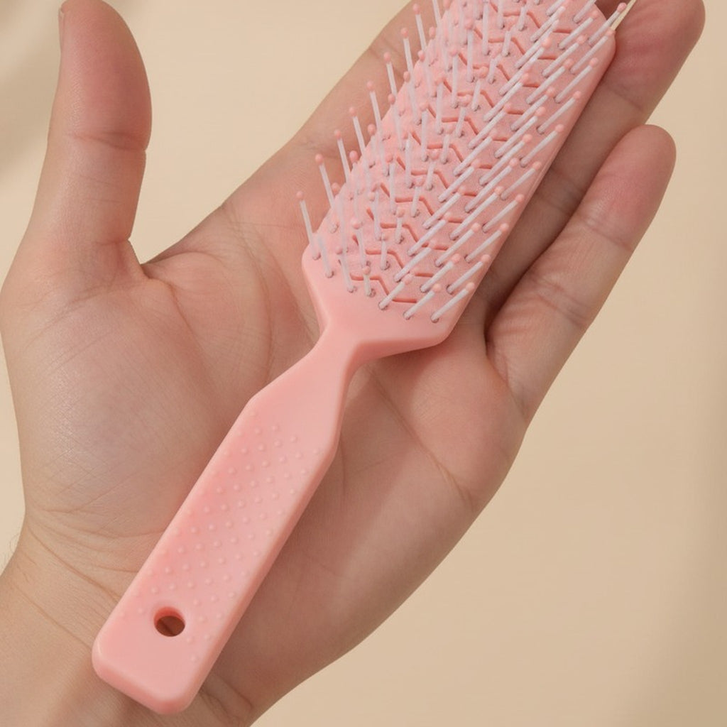 Curved Vent Hair Detangling Brush – Korean beauty tool (view 4)