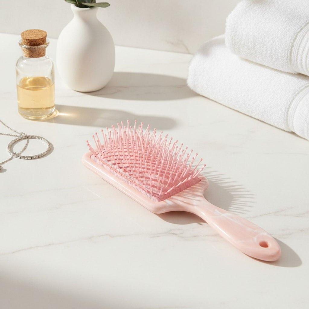 Gentle Paddle Hairbrush for Detangling – Korean beauty tool (view 3)