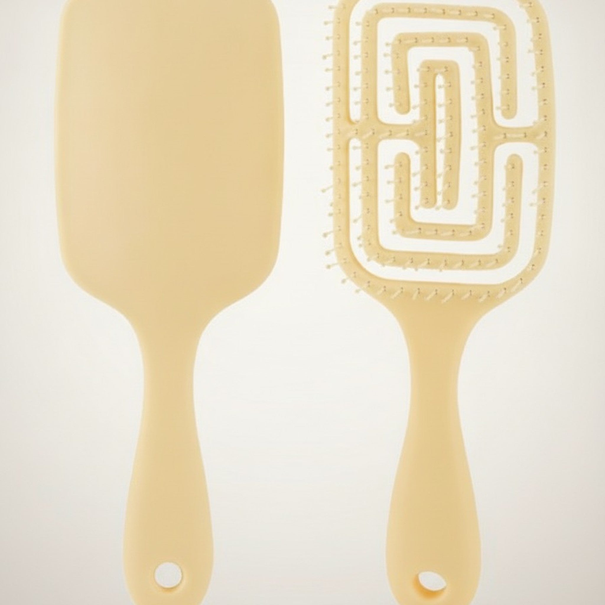 Ventilated Maze Pattern Detangling Hairbrush – Korean beauty tool (view 1)
