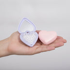 Heart Compact Mirror Hair Brush Set – Korean beauty tool (view 4)