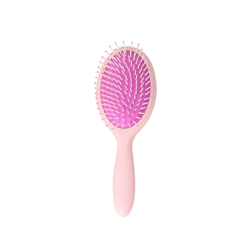 Scented Air Cushion Massage Hair Brush With PVC Box - Green – novelty & toys