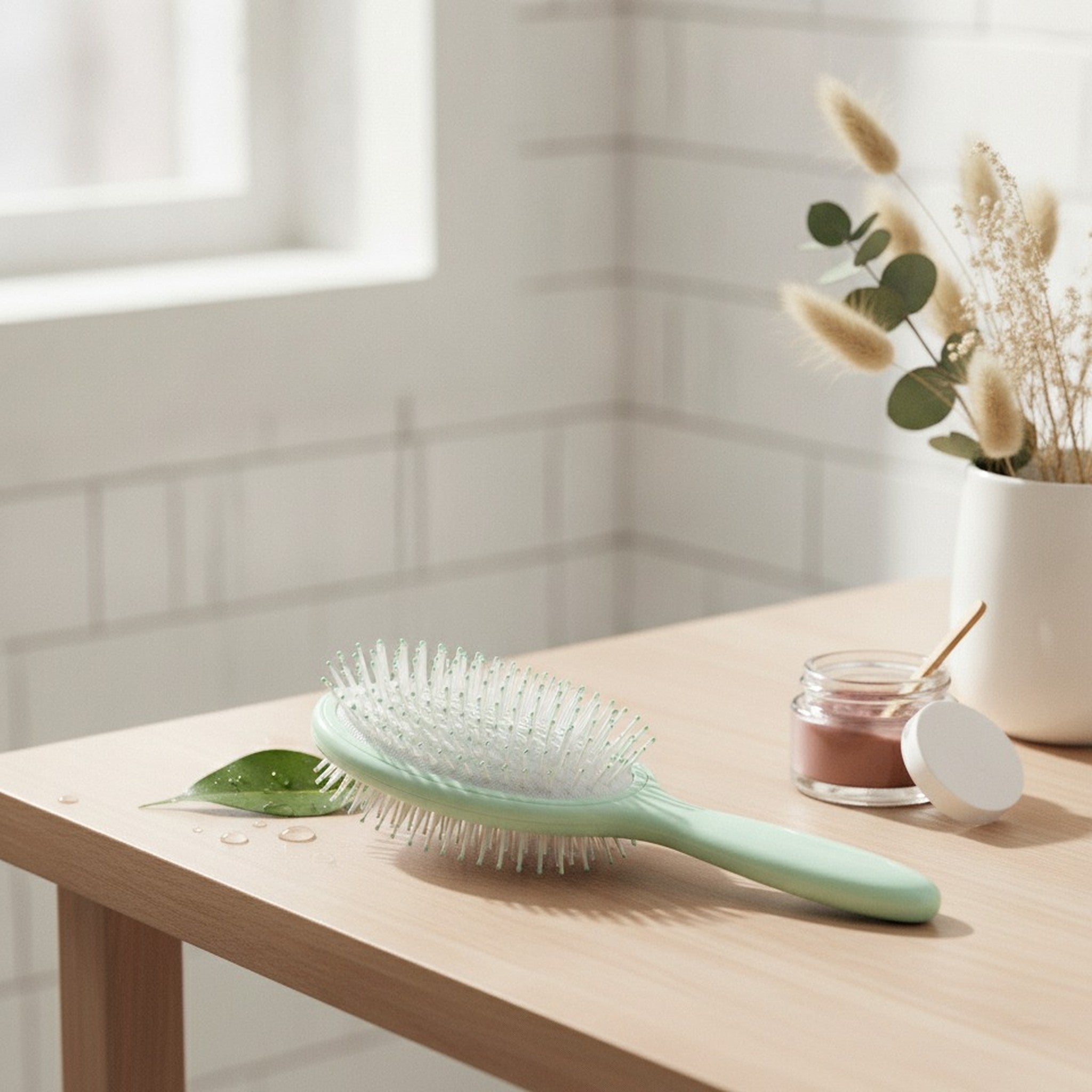 Oval Paddle Hair Detangling Brush – hair accessories (view 2)