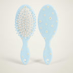 Daisy Patterned Oval Paddle Hairbrush – Korean beauty tool (view 1)