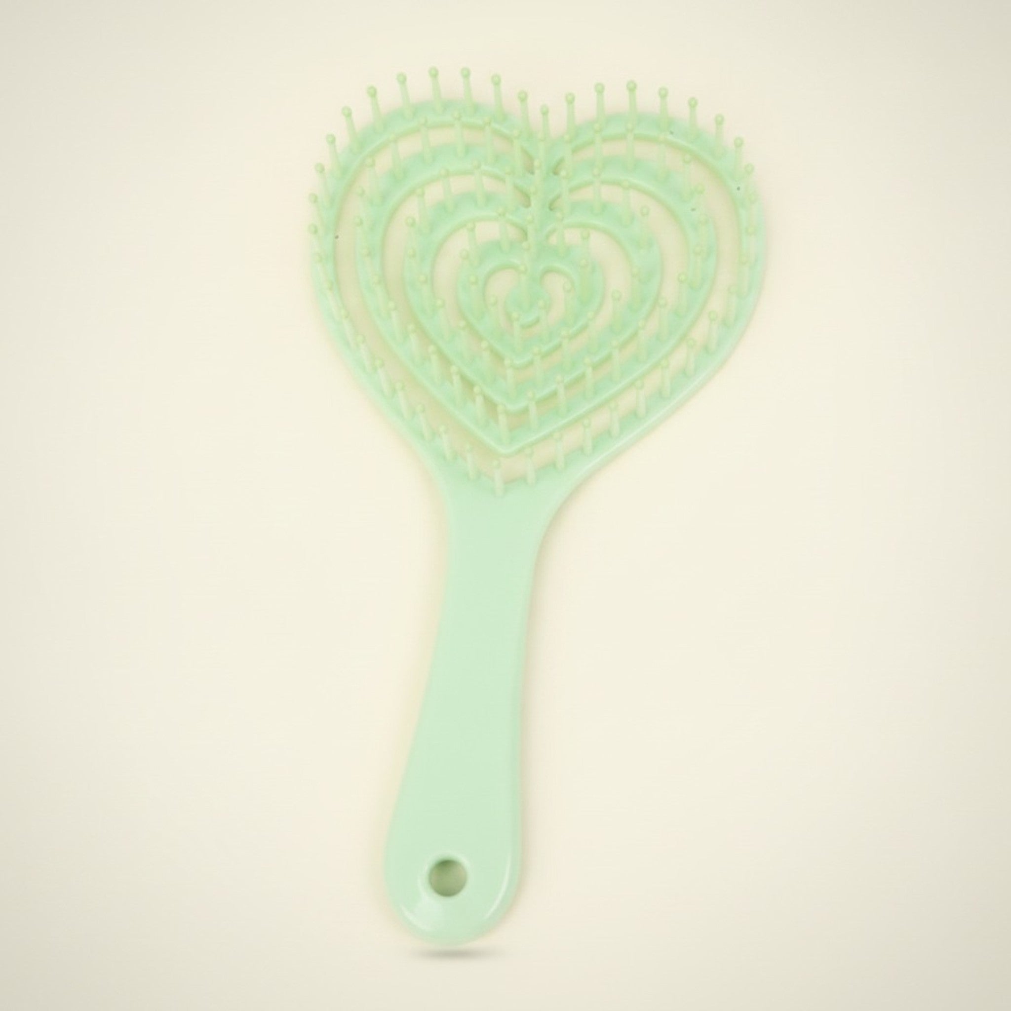 Heart Shaped Flexible Hair Detangling Brush – Korean beauty tool (view 2)