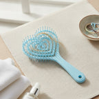 Heart Shaped Flexible Hair Detangling Brush – Korean beauty tool (view 3)