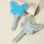 Glitter Butterfly Shaped Hair Detangling Brush – hair accessories (view 1)