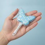 Glitter Butterfly Shaped Hair Detangling Brush – hair accessories (view 4)