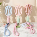 Ventilated Detangling Hair Brushes with Charm – Korean beauty tool (view 1)