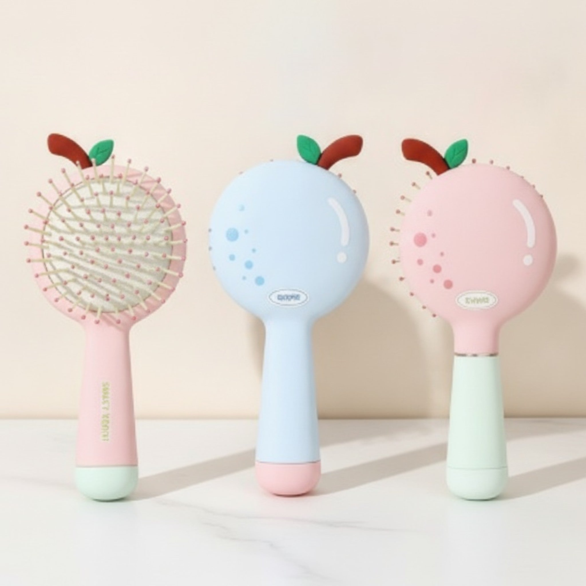 Ventilated Detangling Hair Brushes with Charm – Korean beauty tool (view 3)