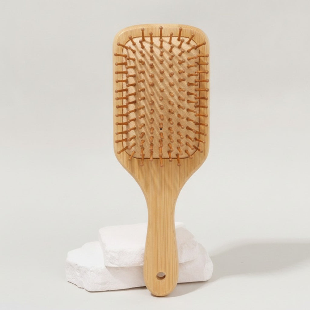 Natural Bamboo Air Cushion Paddle Brush – hair accessories (view 1)